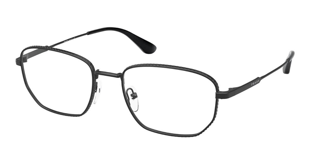 Prada VPR52W 1AB1O1 Eyeglasses Black 52mm Men