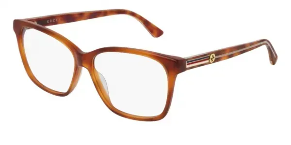 Gucci GG0532O 008 Eyeglasses Havana Crystal 56mm Women