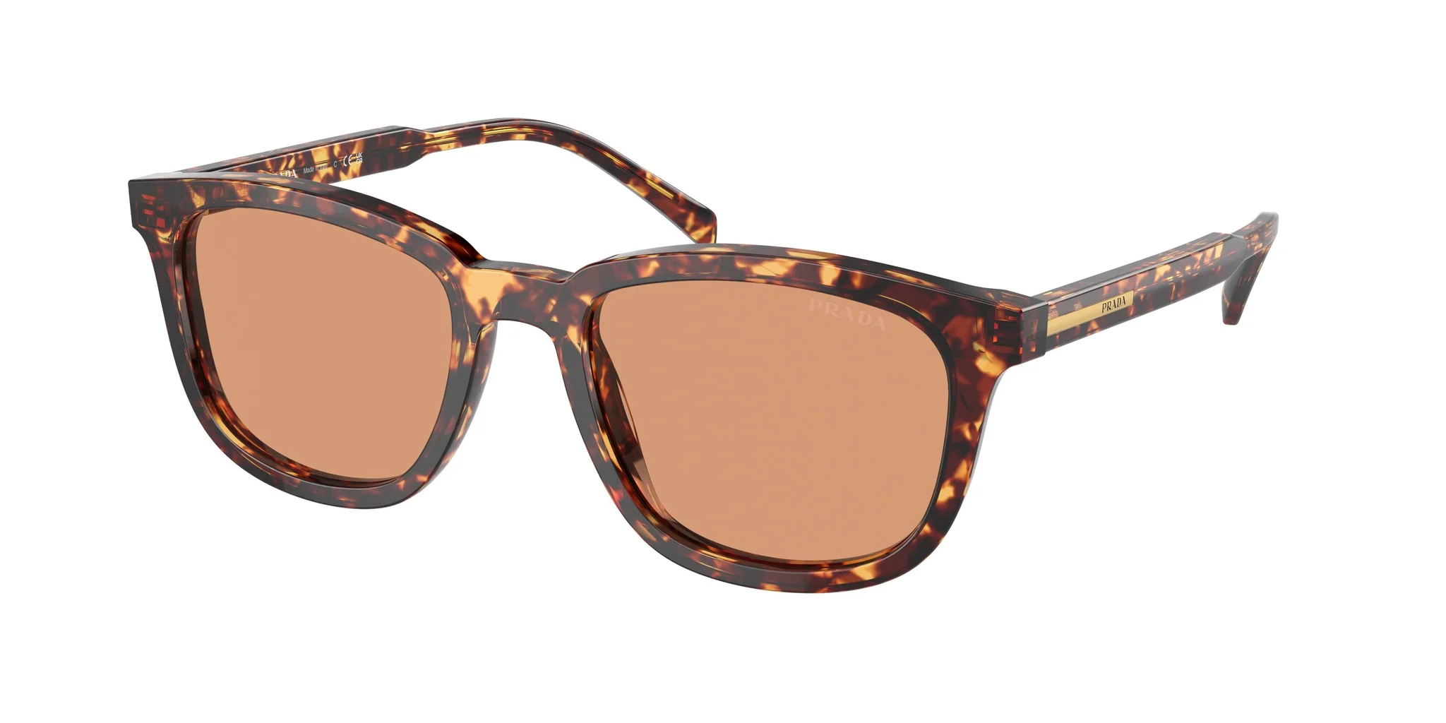 Prada SPRA21F 14O07V Sunglasses Brown 55mm Men