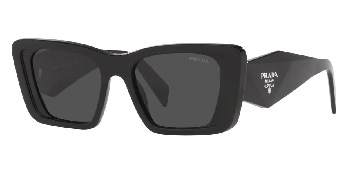 Prada SPR08YF Symbole 1AB5S0 Sunglasses Black 51mm Women